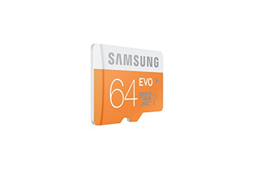 Samsung MB-MP64DAEU 64GB, MicroSDXC EVO"48 MB/s, Orange, White,