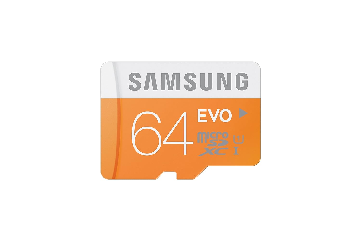 Samsung MB-MP64DAEU 64GB, MicroSDXC EVO"48 MB/s, Orange, White,