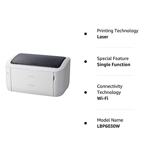 Canon imageCLASS LBP6030W Wi-Fi Mono Printer, Windows, Mac and Linux Support refurbished