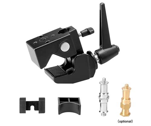 E-Image EI-A25 Photography Super Clamp with Stud Compatible with Camera/DSLR/Light Stand/Cross Bars/Tripod Payload 10 Kg