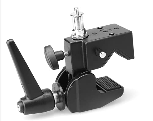 E-Image EI-A25 Photography Super Clamp with Stud Compatible with Camera/DSLR/Light Stand/Cross Bars/Tripod Payload 10 Kg