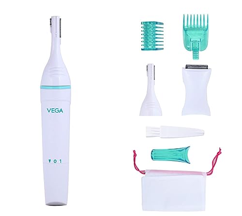 VEGA Silk Touch Eyebrow, Underarms And  Bikini Trimmer for Women, (VHBT-01)