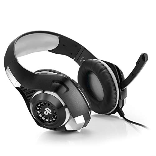 Cosmic Byte GS410 Headphones with Mic and for PS5, PS4, Xbox One, Laptop, PC (Grey)