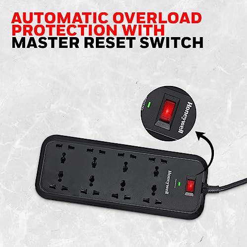 Honeywell Surge Protector  Universal Sockets,20000Amp