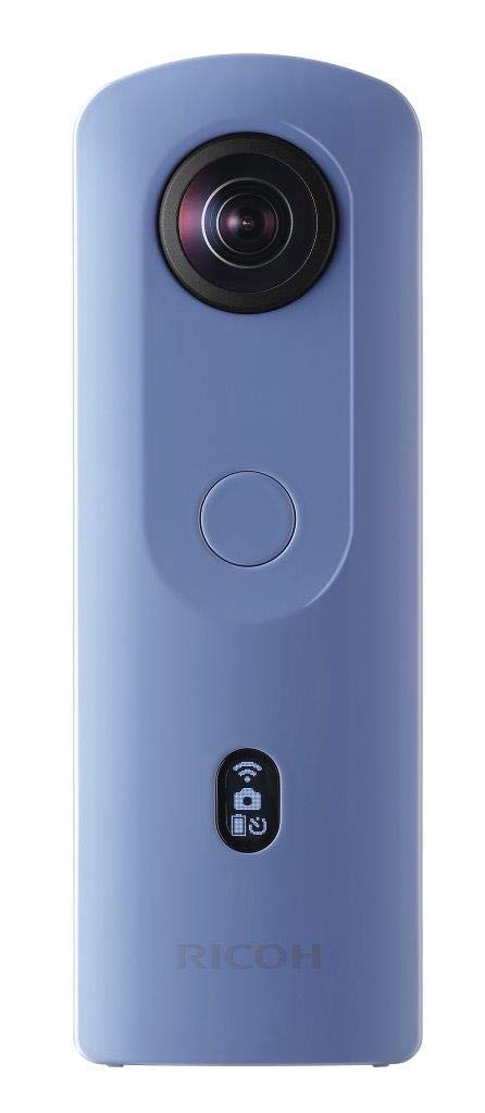 Ricoh Theta SC2 360°Camera 4K Video with Image Stabilization, Optical Zoom, Blue