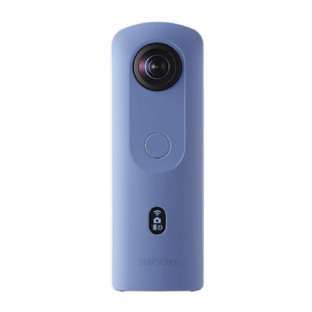 Ricoh Theta SC2 360°Camera 4K Video with Image Stabilization, Optical Zoom, Blue