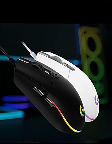 Logitech G102 Light Sync Gaming Wired Mouse with Customizable RGB Lighting, 6 Programmable Buttons