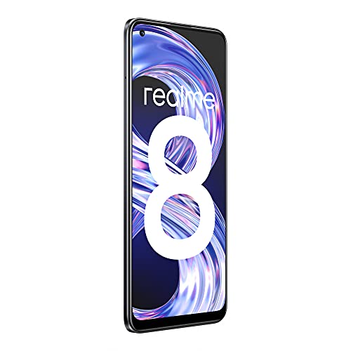 realme 8 (Cyber Black, 6GB RAM, 128GB Storage) Refurbished