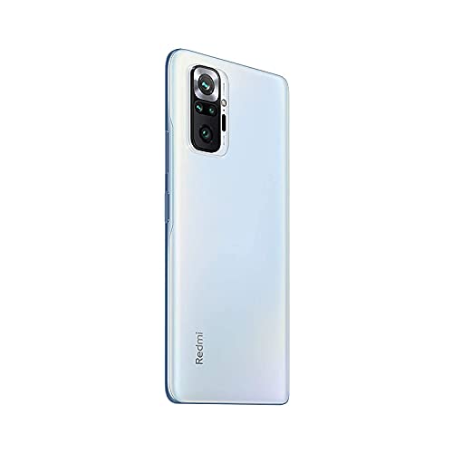  Redmi Note 10 Pro Max (Glacial Blue, 8GB RAM, 128GB Storage) -108MP Quad Camera | 120Hz Super Amoled Display Refurbished