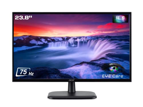 Acer EK240YC 23.8 Inch (60.4cm) Full HD (1920x1080) Pixels VA Panel LCD Monitor with LED Back Light 250 Nits