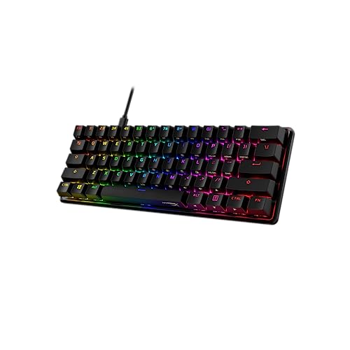 HyperX Alloy Origins 60 - USB-C Mechanical Gaming Keyboard, RGB Led Backlit 