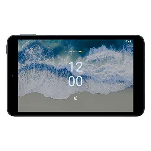 Nokia T10 Android 12 Tablets with 8 HD Display, 8MP Rear Camera, Blue