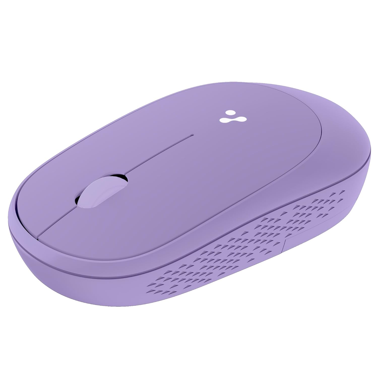 Ambrane SliQ Wireless Optical Mouse with 2.4GHz, USB Nano Dongle,  (Orchid Purple)