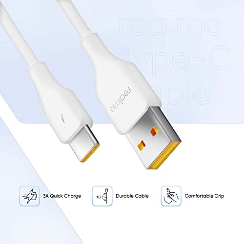 realme 10W Fast Charging Micro-USB Cable White