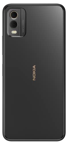 Nokia C32 with 50MP Dual Rear AI Camera  6GB RAM, 128GB Storage Black Refurbished