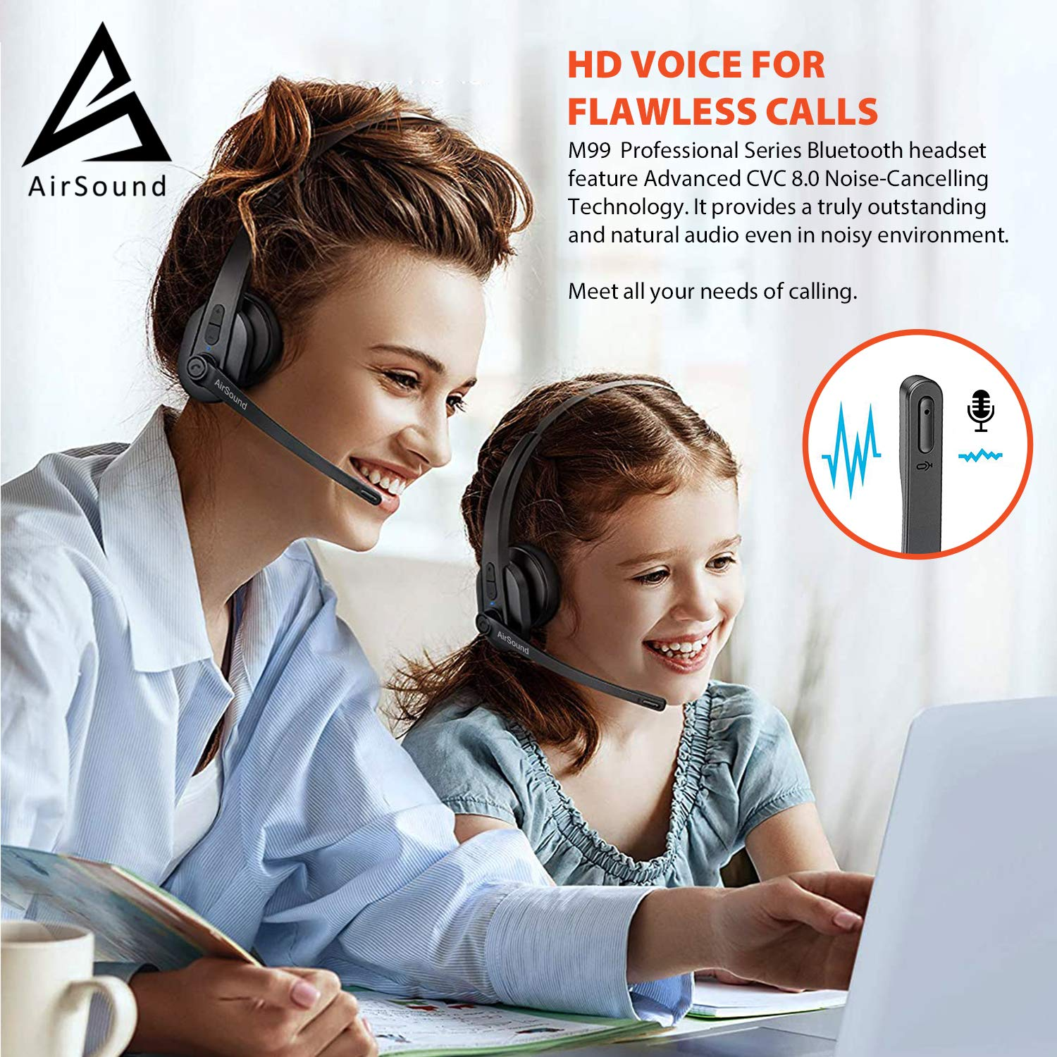 AirSound M99 Pro Bluetooth V5.0 Wireless Headset