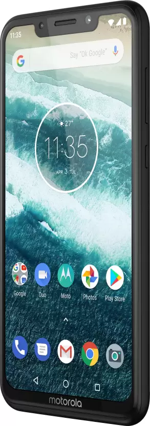  Motorola One Power Black 4 GB RAM 64 GB Storage Refurbished 