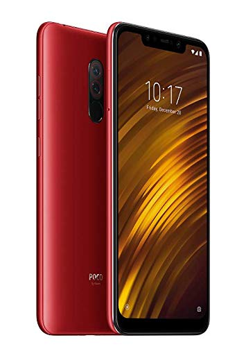 Poco F1 by Xiaomi (Rosso Red, 6GB RAM, SD 845, 128GB Storage) Refurbished