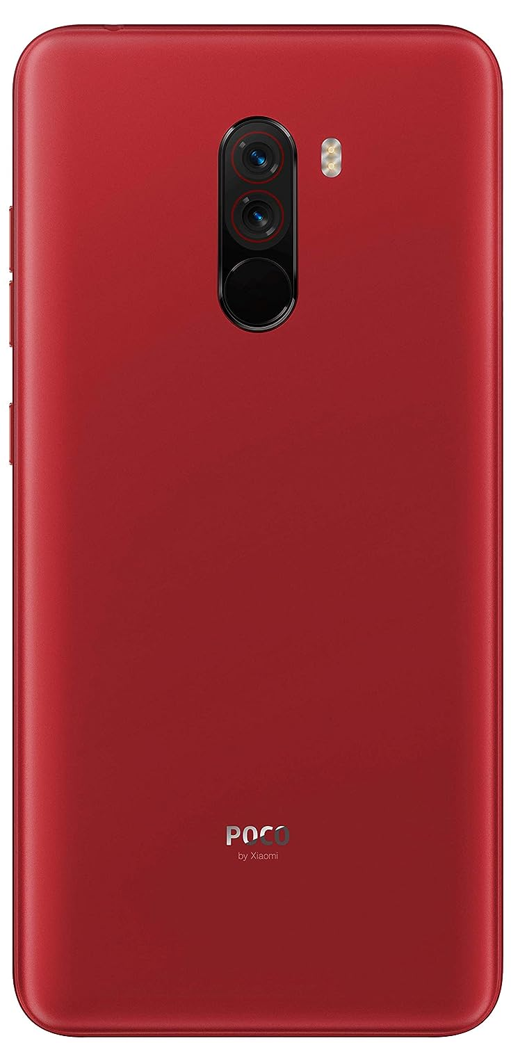 Poco F1 by Xiaomi (Rosso Red, 6GB RAM, SD 845, 128GB Storage) Refurbished