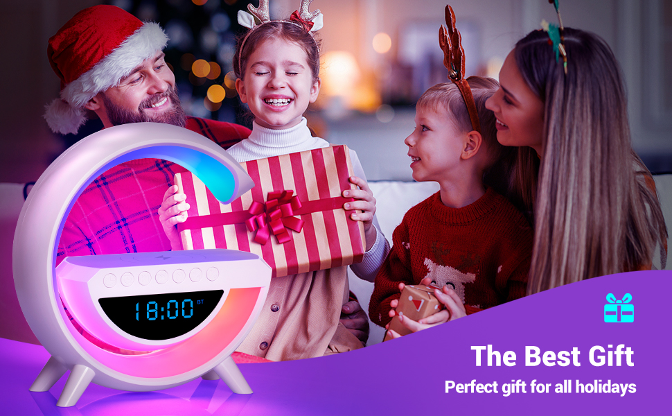 AASHRO-MALL-Atmosphere-Night-Light-Wireless-Phone-Charger-Bluetooth-Speaker-Alar