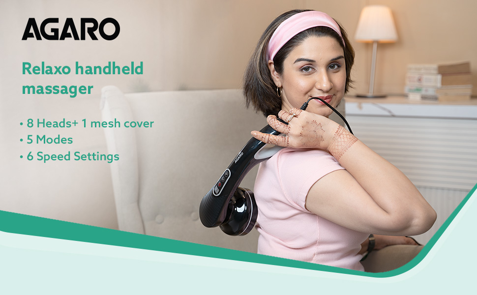 AGARO-Relaxo-Electric-Handheld-Full-Body-Massager-with-8-Massage-Heads-5-Mode-6-