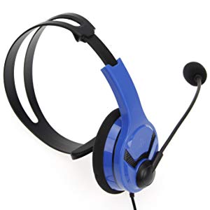 Amazon-Basics-Mono-Chat-Wired-On-Ear-Headset-for-PlayStation-4-Officially-Licens