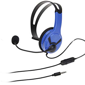 Amazon-Basics-Mono-Chat-Wired-On-Ear-Headset-for-PlayStation-4-Officially-Licens