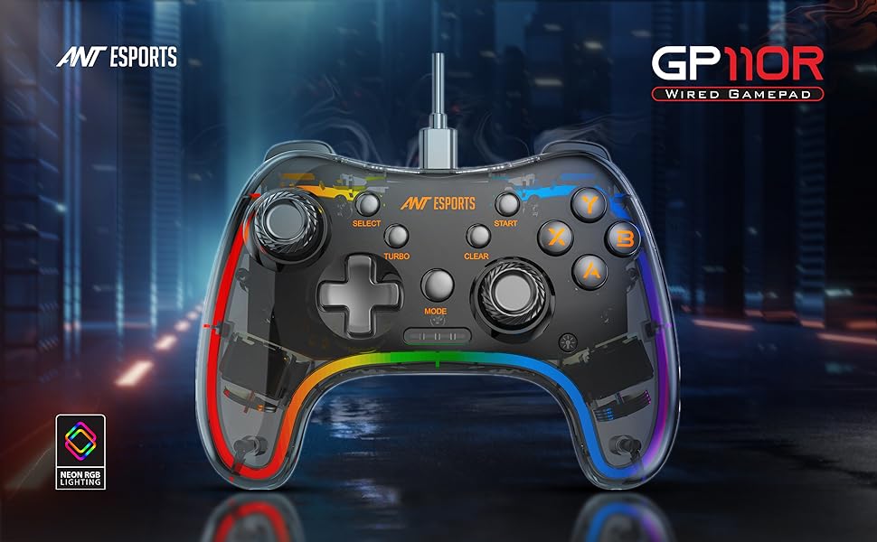 Ant-Esports-GP110R-Wired-Game-Pad-with-Neon-RGB-Support-PS3-N-Switch-Gaming-Cons