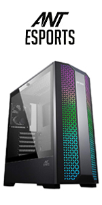 Ant-Esports-ICE-120AG-Mid-Tower-Computer-CaseGaming-Cabinet-Support-ATX-Micro-AT