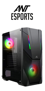 Ant-Esports-ICE-120AG-Mid-Tower-Computer-CaseGaming-Cabinet-Support-ATX-Micro-AT