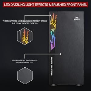 Ant-Esports-ICE-120AG-Mid-Tower-Computer-CaseGaming-Cabinet-Support-ATX-Micro-AT