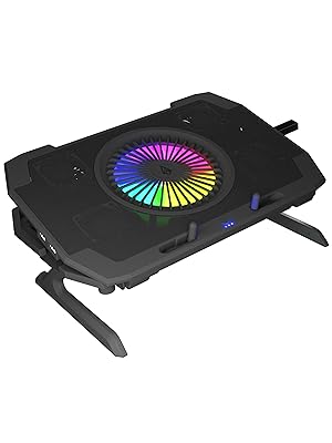 Archer-Tech-Lab-Squall-300-RGB-Gaming-Laptop-Cooling-Pad-Stand-with-Aluminium-Me