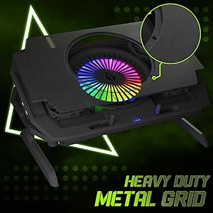 Archer-Tech-Lab-Squall-300-RGB-Gaming-Laptop-Cooling-Pad-Stand-with-Aluminium-Me