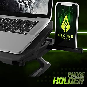 Archer-Tech-Lab-Squall-300-RGB-Gaming-Laptop-Cooling-Pad-Stand-with-Aluminium-Me