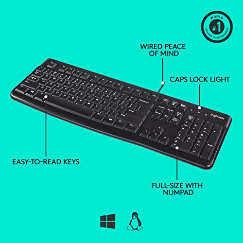 Logitech Plug and Play USB Keyboard K120