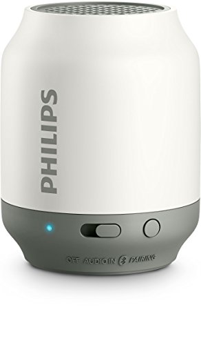 Philips BT50W/00 Portable Wireless Bluetooth Speaker, white