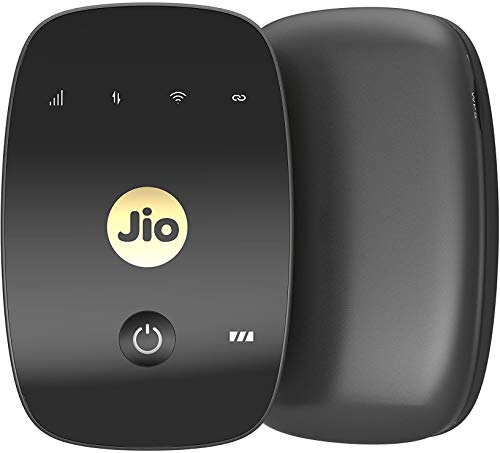 JioFi 4G Hotspot M2S 150 Mbps Jio 4G Portable Wi-Fi Data Device (Black) Refurbished.