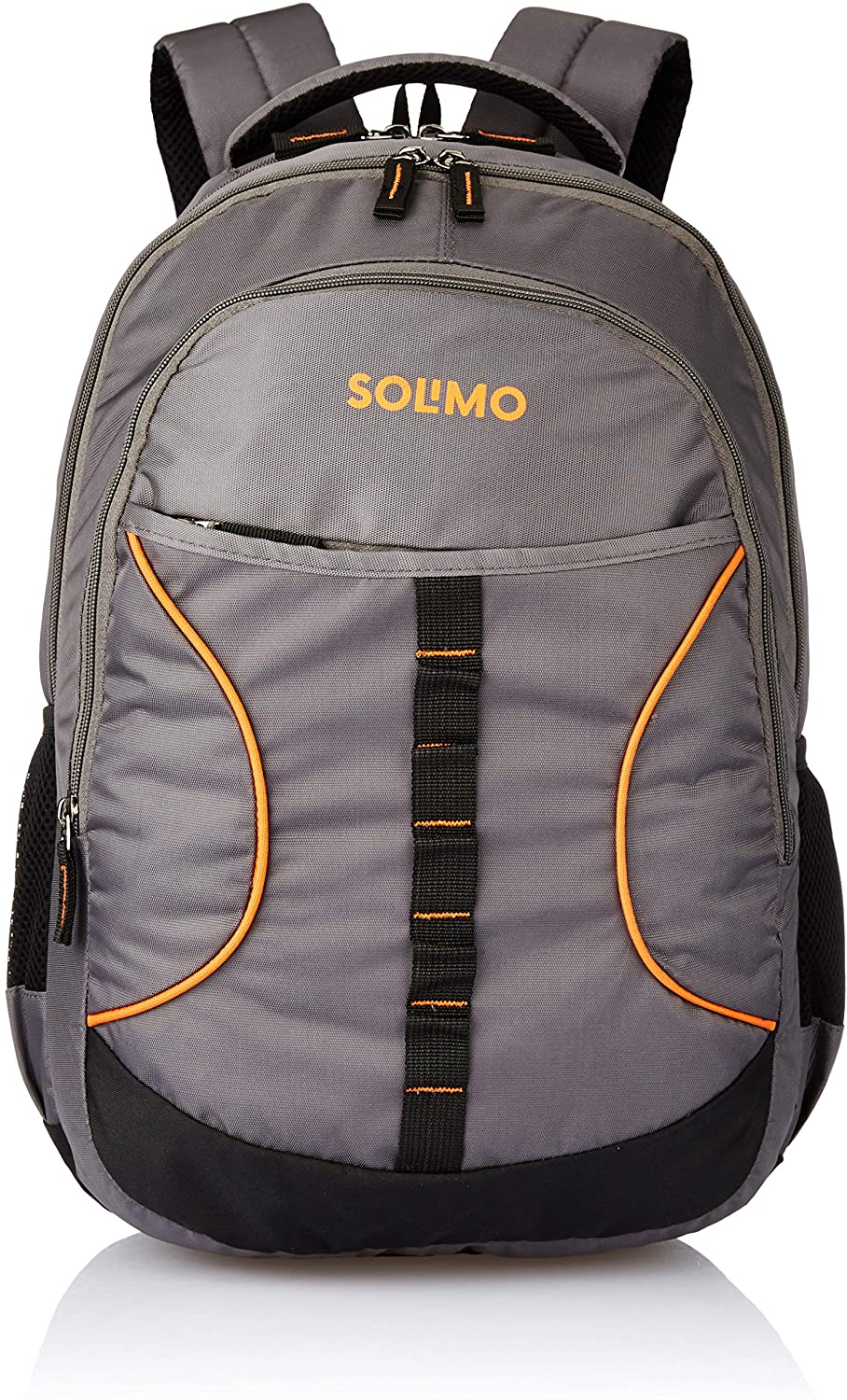 Solimo Urban Laptop Backpack for 15.6-inch Laptops (29 litres,Grey)