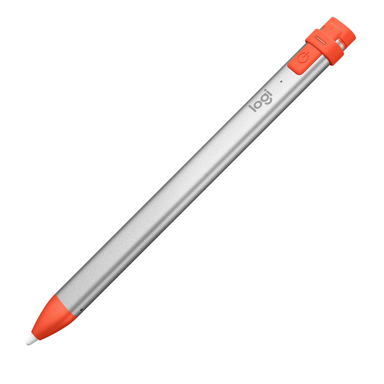 Logitech Crayon Digital Pencil for All iPads with Apple Pencil Technology Anti-roll Design and Dynamic Smart tip Orange