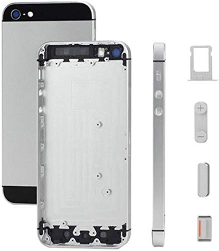 Original Back Panel Comfortable for iPhone 5S (Silver Gray)