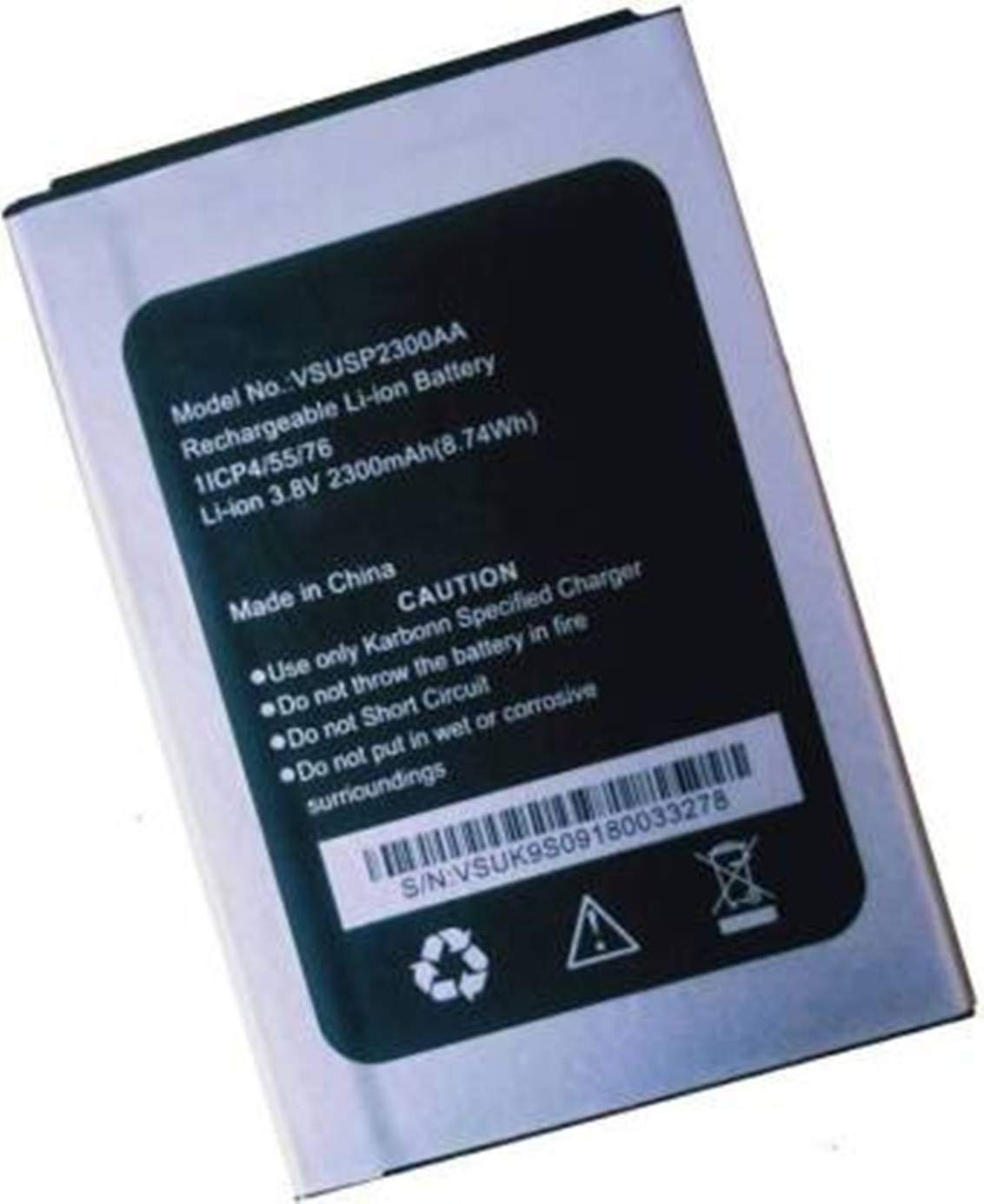 Mobile Battery for Karbonn K9 Smart, k9 Smart Selfie (2300 mah li-ion)