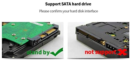 Live Tech 3.5/2.5 Inch SATA to USB 2.0 External Hard Drive Case for Laptop/Desktop/SSD HD (Hard Disk Not Included) (HDC05 USB 2.0)