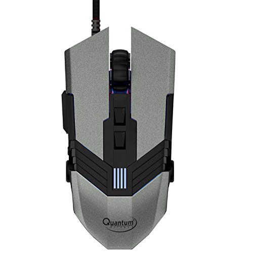 Quantum QHM233G Snype 1.0 3200 DPI Wired USB Gaming Mouse with 7 Programmable Keys