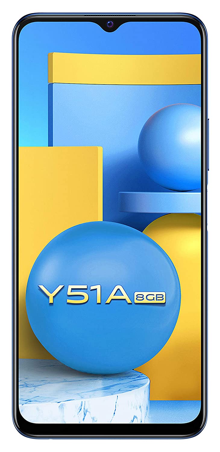 Vivo Y51A (Titanium Sapphire, 8GB, 128GB Storage) (Refurbished)