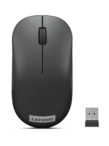 Lenovo 130 Wireless Compact Mouse, 1K DPI Optical sensor, 2.4GHz Wireless NanoUSB, 10m range, 3button 