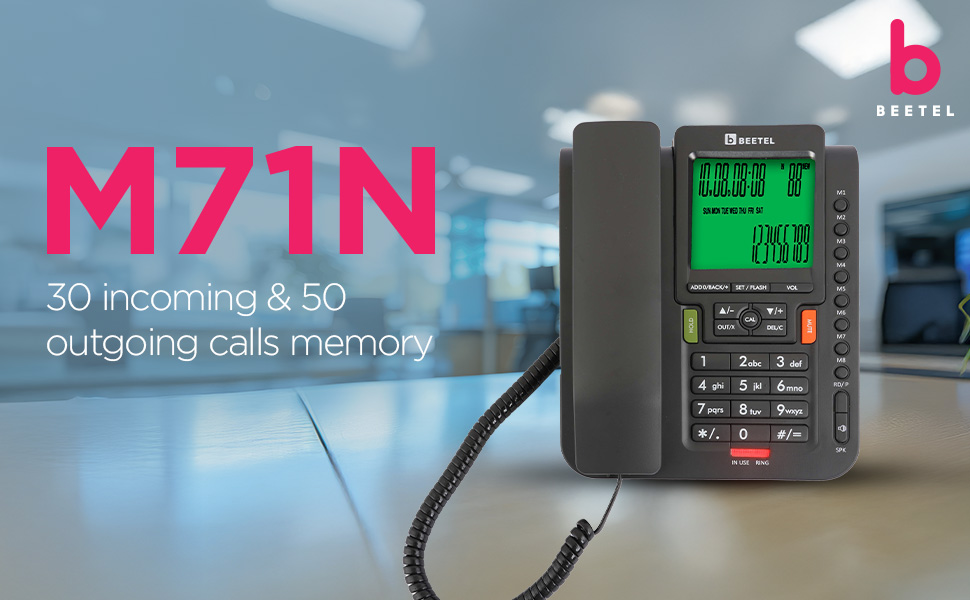 Beetel-M71N-Caller-ID-Corded-Landline-Phone-For-Home-Or-Office16-Digit-Display2-