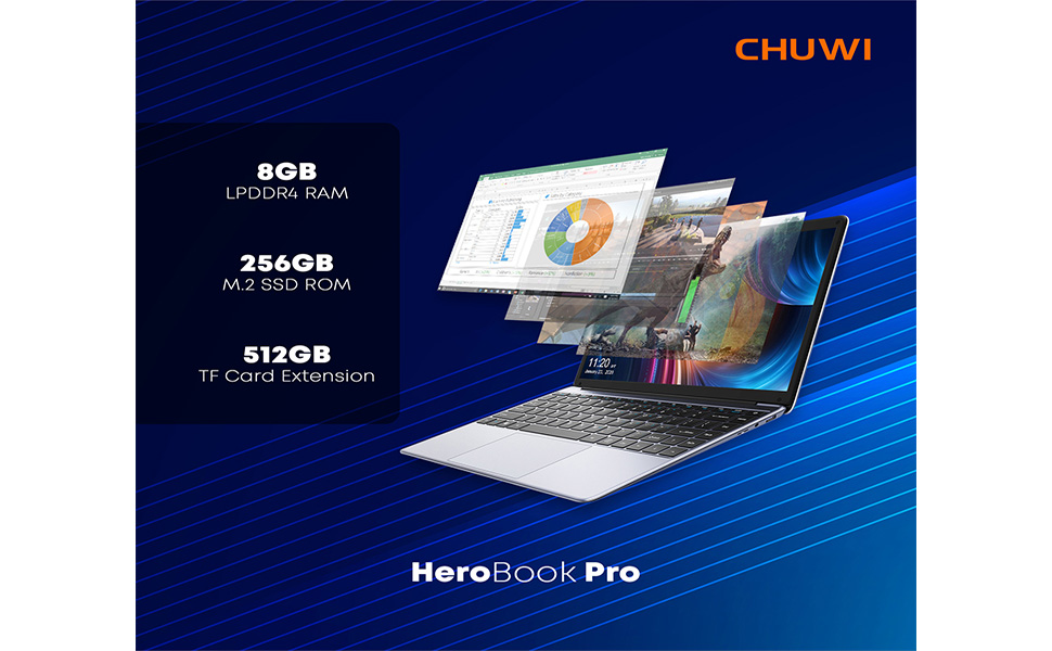 Chuwi-HeroBook-Pro-141-Laptop-Computer-8GB-RAM-256GB-SSD-Windows-10-Laptop-Intel