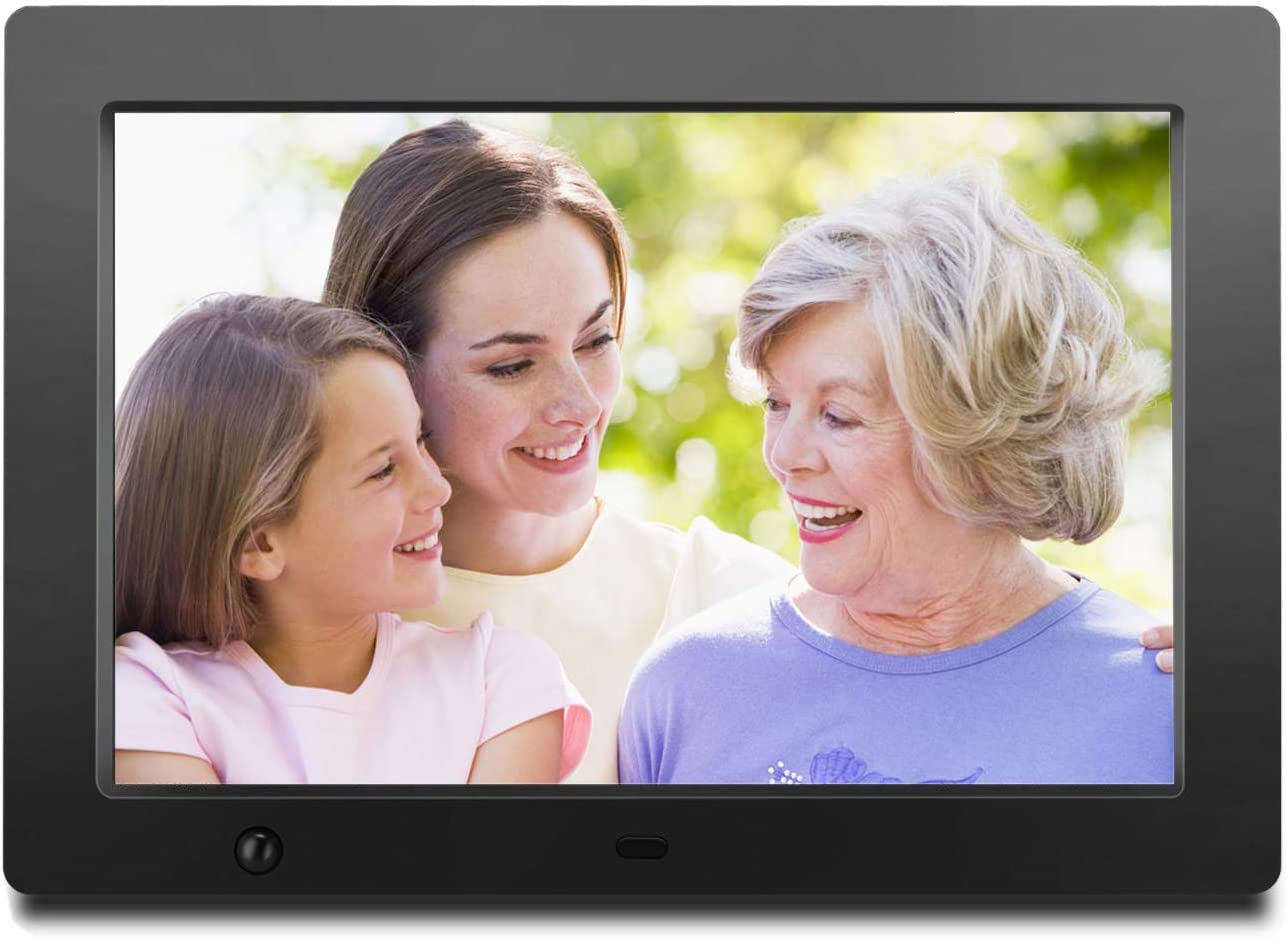 Digital Photo Frame 8 inch - Electronic Photo Frame with Slideshow HD IPS Display