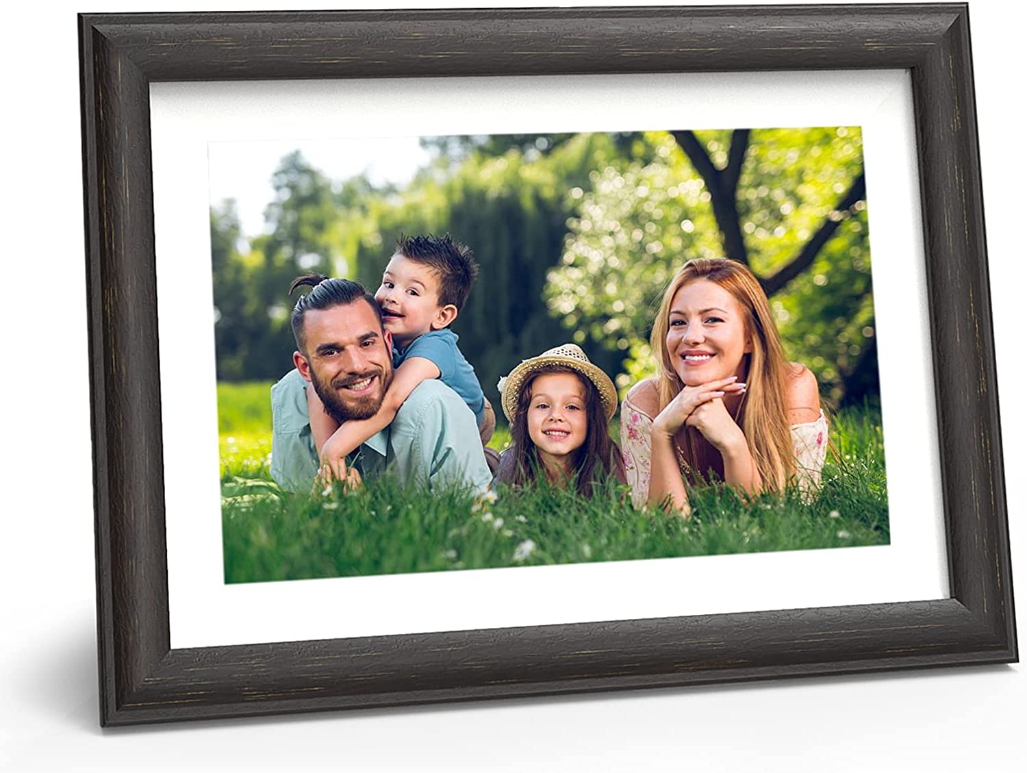 Digital Photo Frame 8 inch - Electronic Photo Frame with Slideshow HD IPS Display