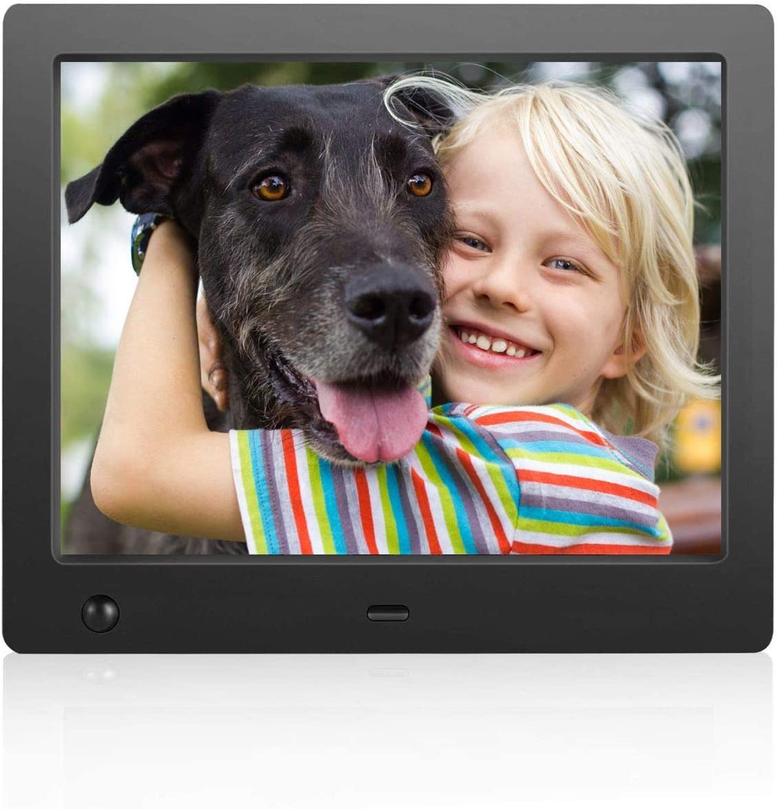 Digital Photo Frame 8 inch - Electronic Photo Frame with Slideshow HD IPS Display